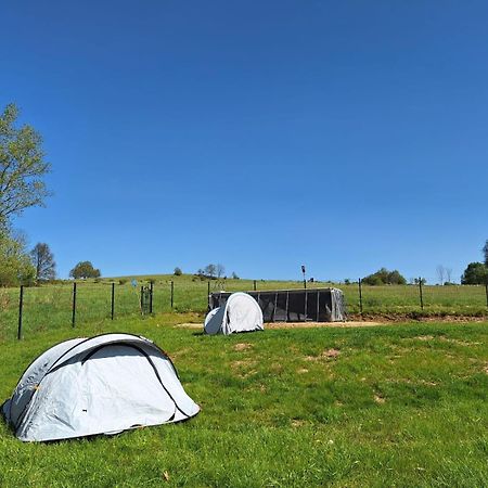 Camping, Zabierz Wlasny Namiot Kameralne Pole Namiotowe Z Basenem Kinem Plenerowym Miejscem Na Ognisko I Placem Zabaw Zywe Zwierzeta Agroturystyka Giebultow  Zewnętrze zdjęcie